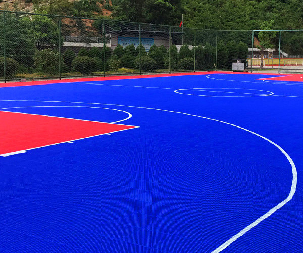 张家港篮球场室外拼装地板