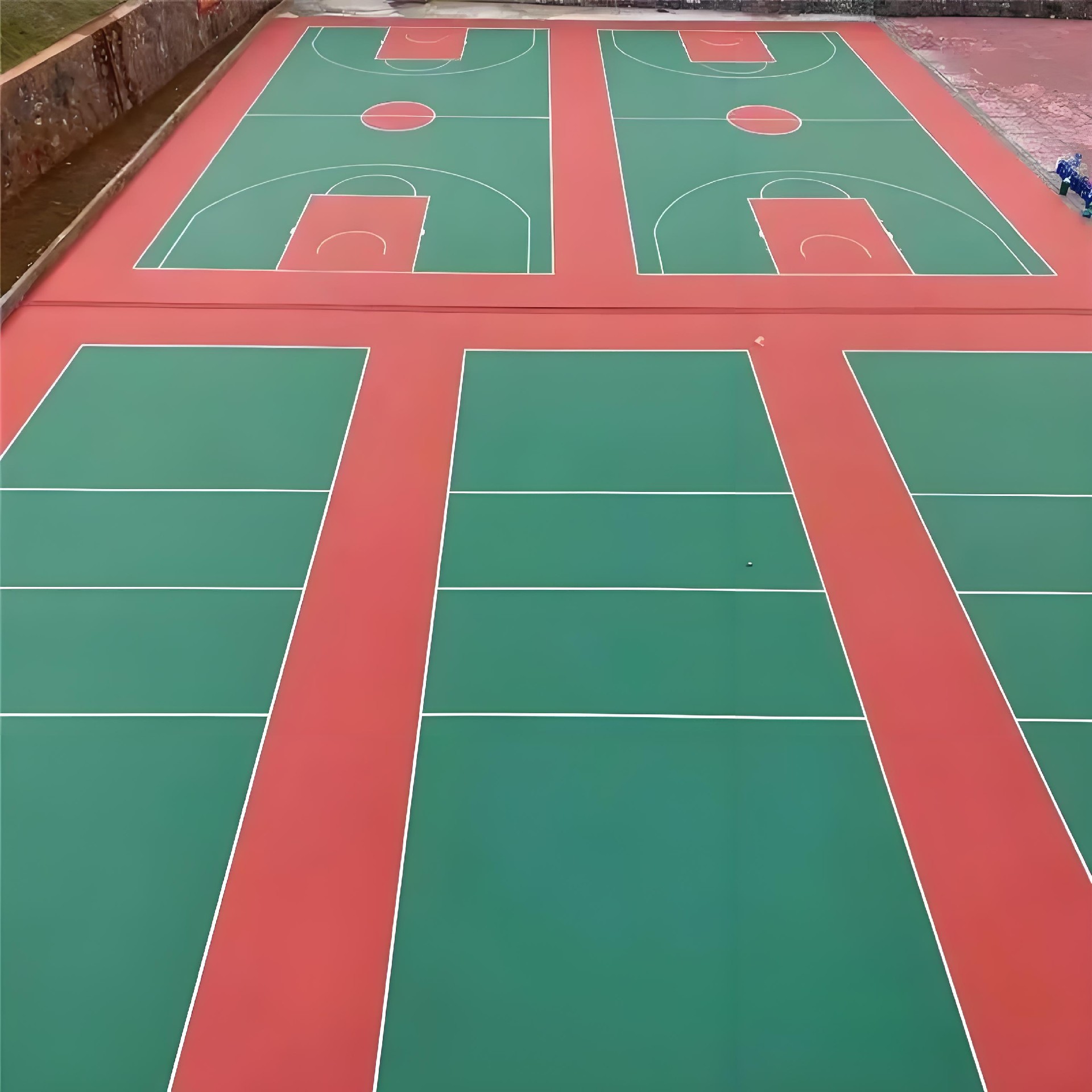 篮球场悬浮地板